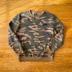 Stüssy Burly Gear Camo Crew